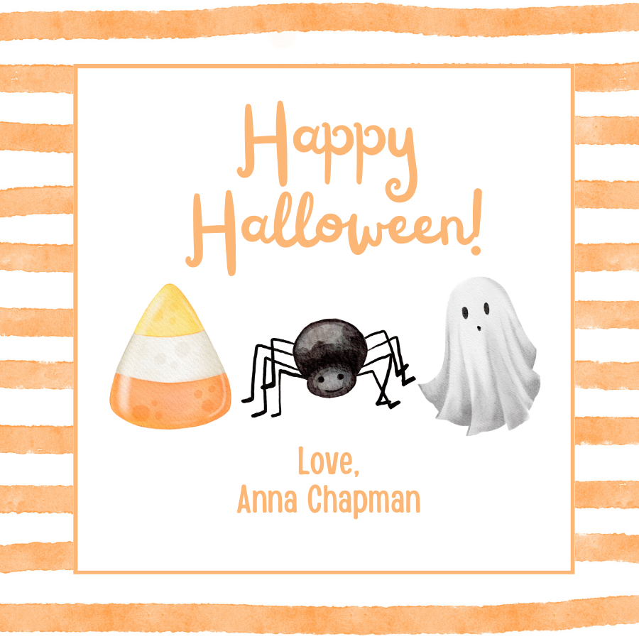 Happy Halloween Gift Tag