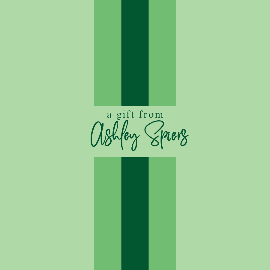 Green Gift Tag