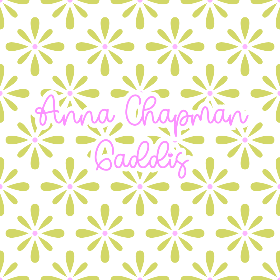 Bag Tag Laminated Floral