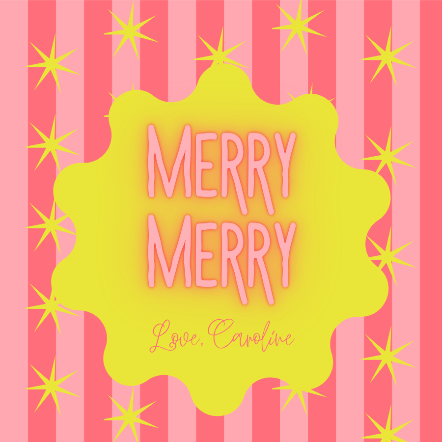 Merry Merry Glow Gift Tag