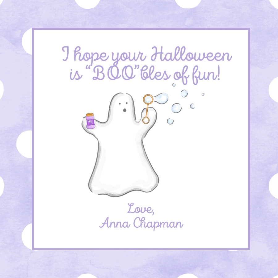 "Boo"bles of Fun Gift Tag