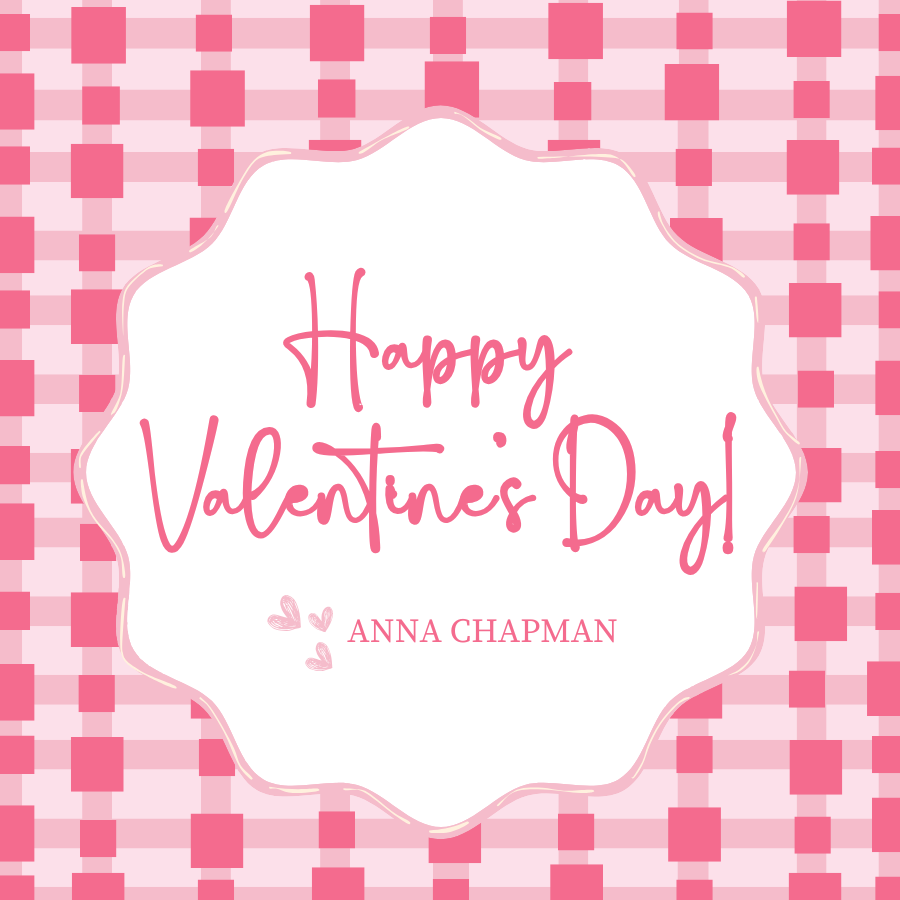 Retro Pink Gift Tag