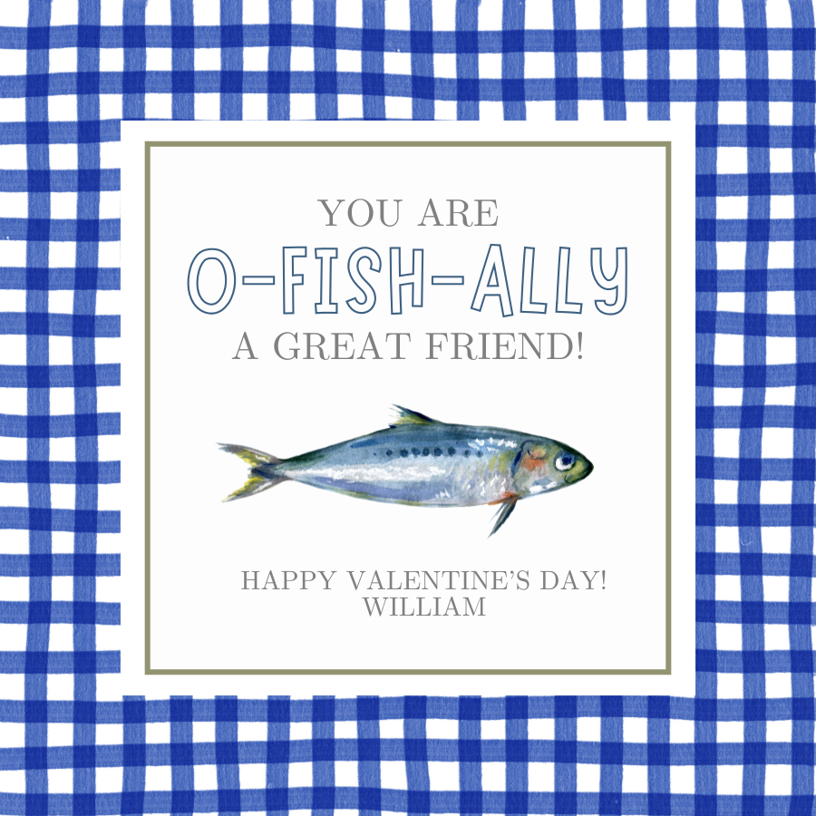 Fish Gift Tag