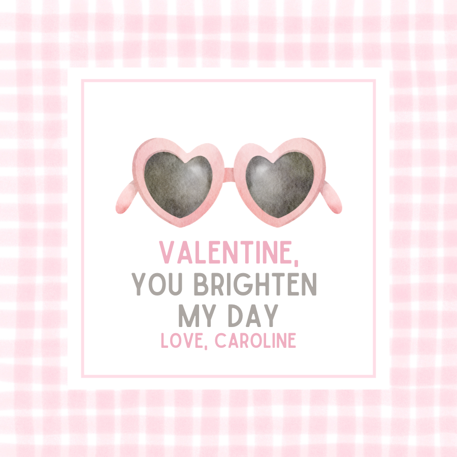 Bright Pink Gift Tag