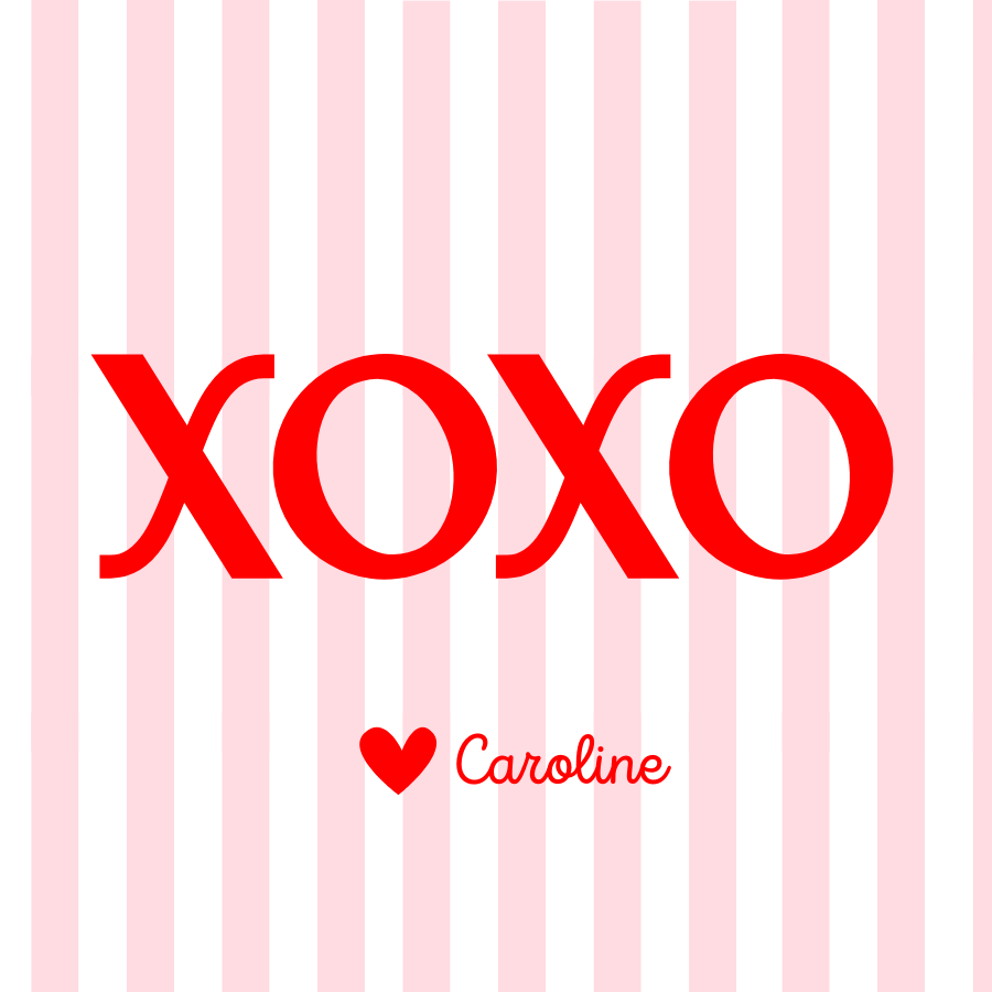 XOXO Gift Tag
