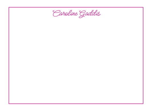 Pink Feminine Stationery