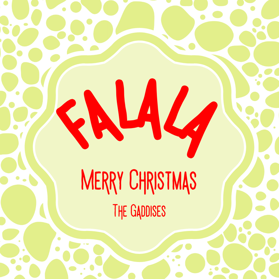FA LA LA Gift Tag