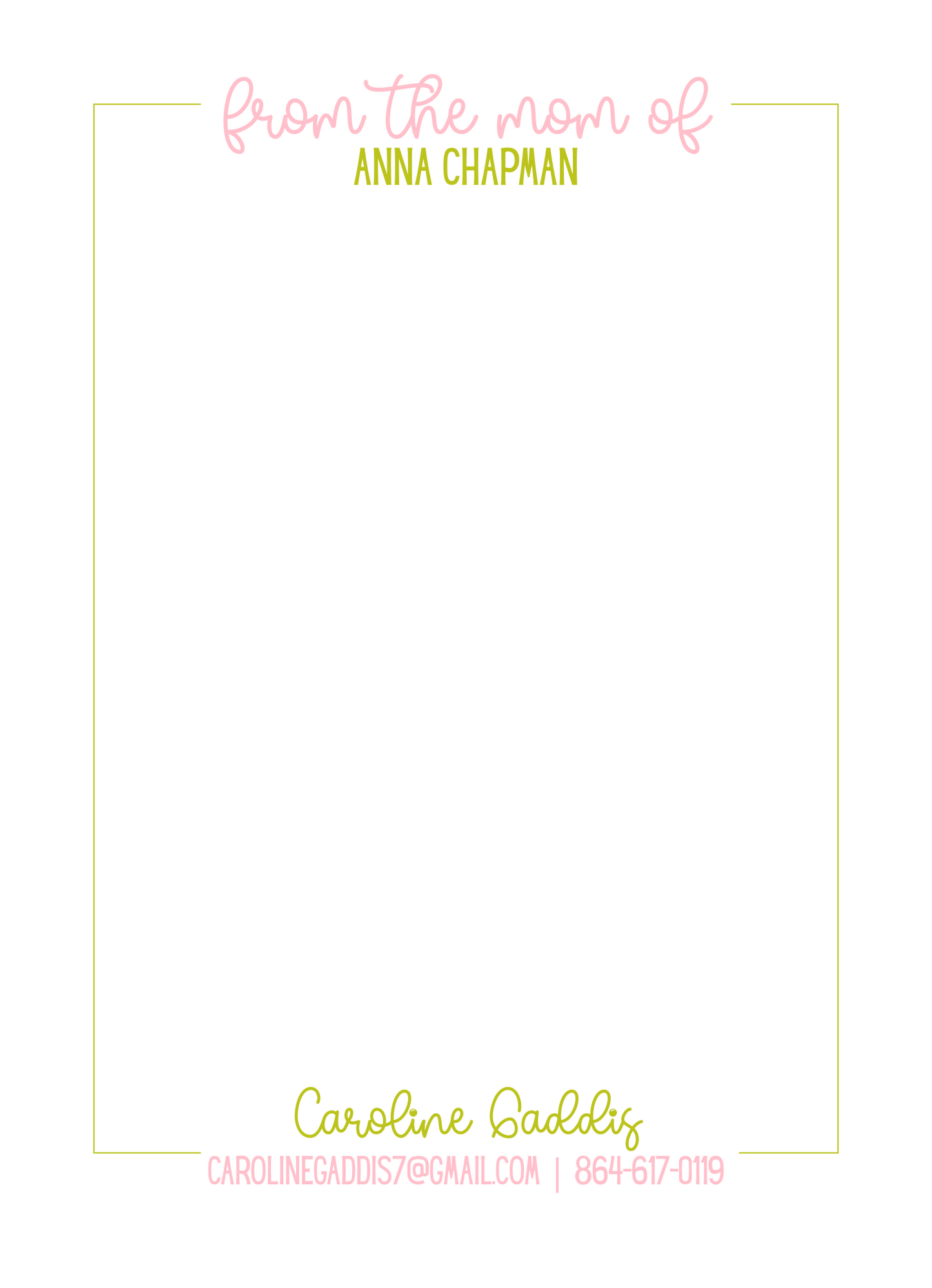 Mom Notepad