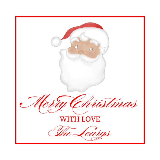 Traditional Santa Gift Tag