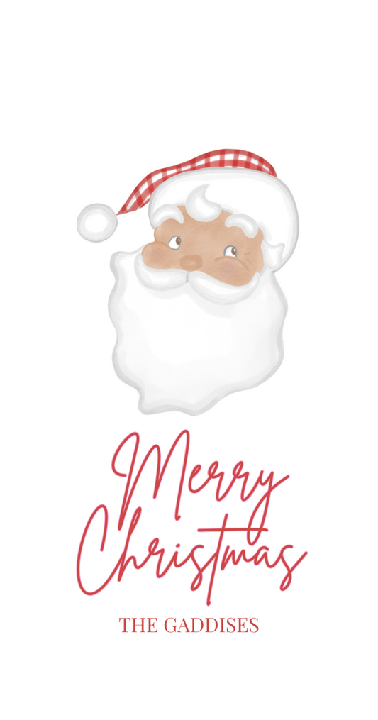 Large Santa Gift Tag