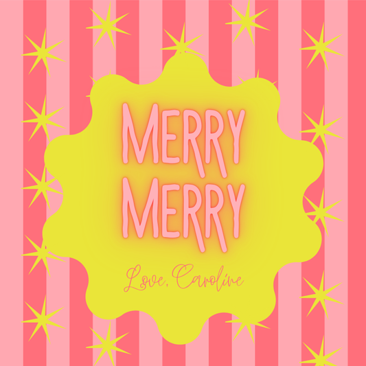 Merry Merry Glow Gift Tag