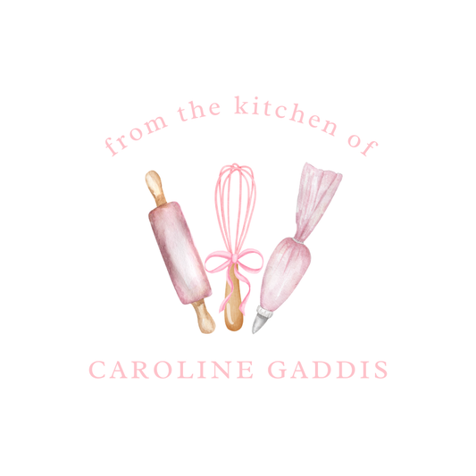 Pink Kitchen Gift Tag
