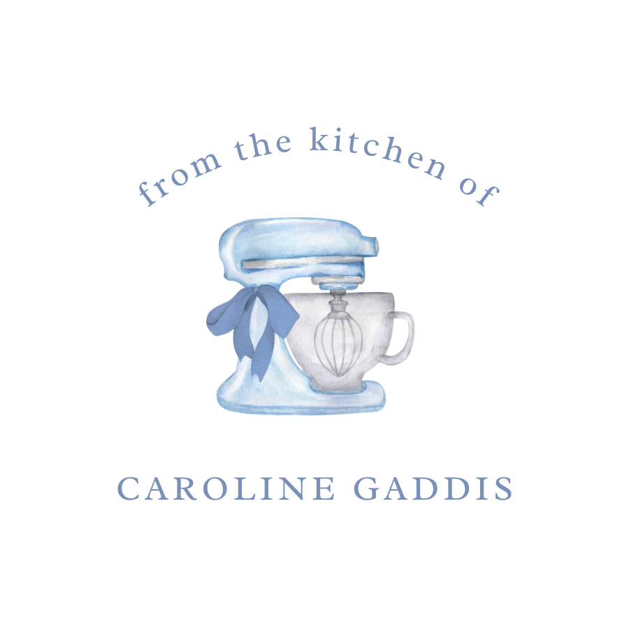 Blue Kitchen Gift Tag