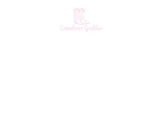 Pink Cowgirl Stationery