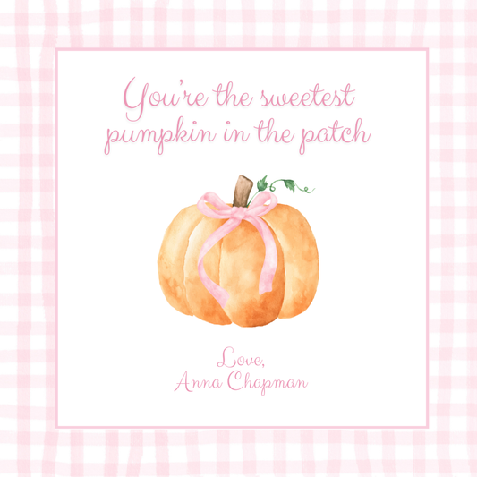 Sweetest Pumpkin Gift Tag