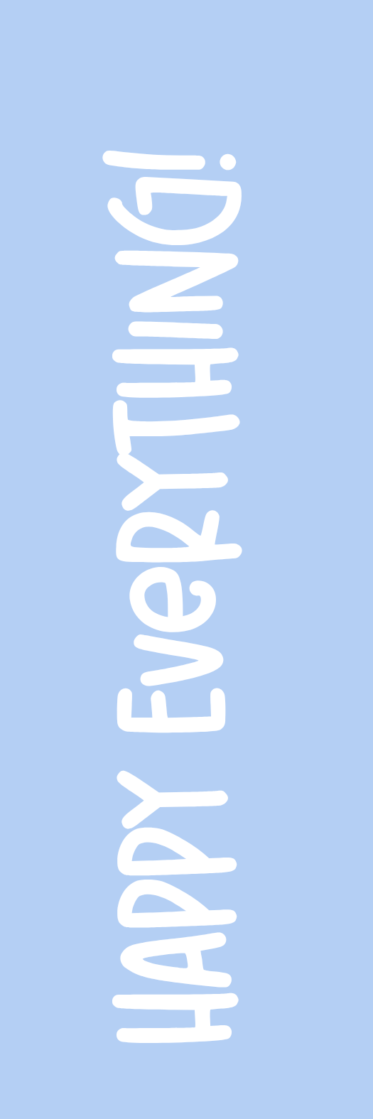 Happy Everything Signature Tag