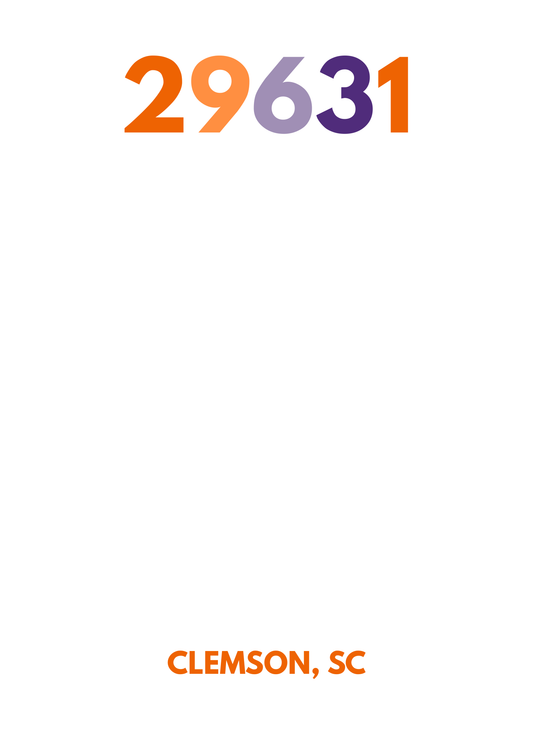 Clemson 29631 Notepad
