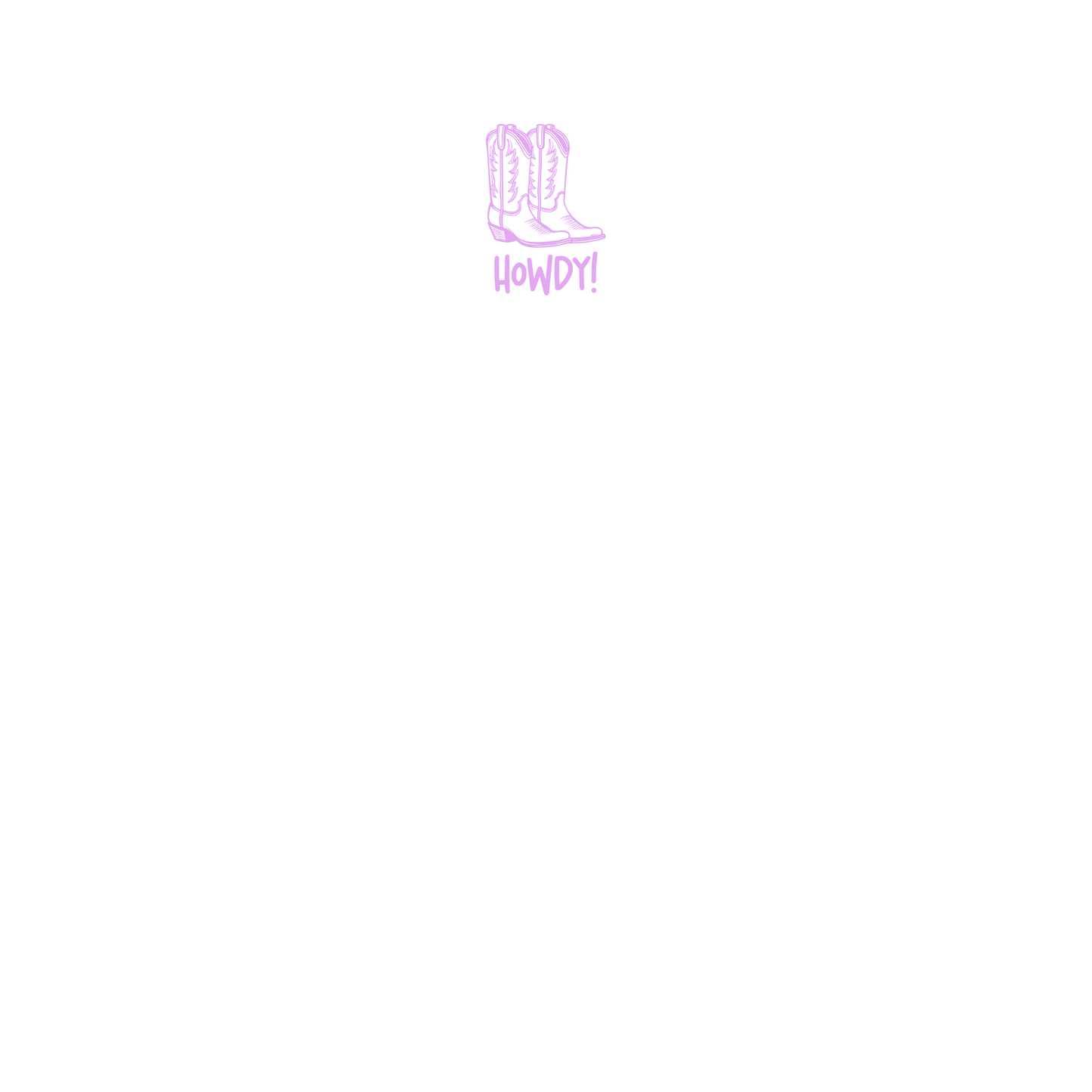 Oversized Howdy Notepad
