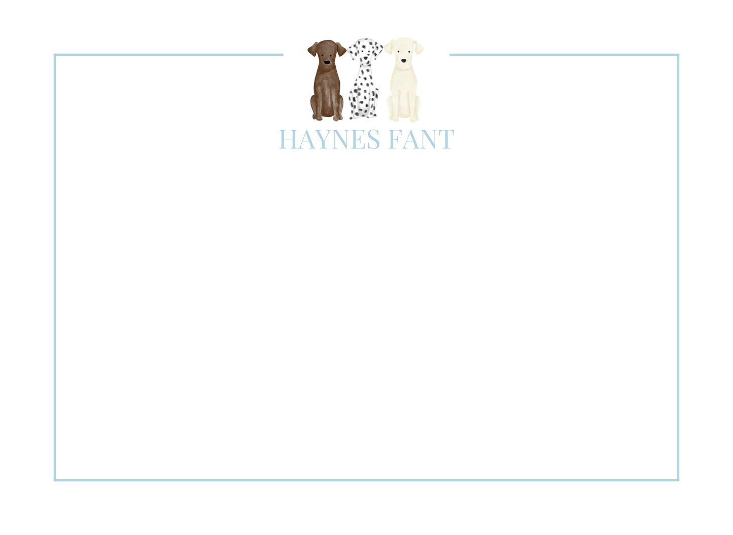 Dog Stationery