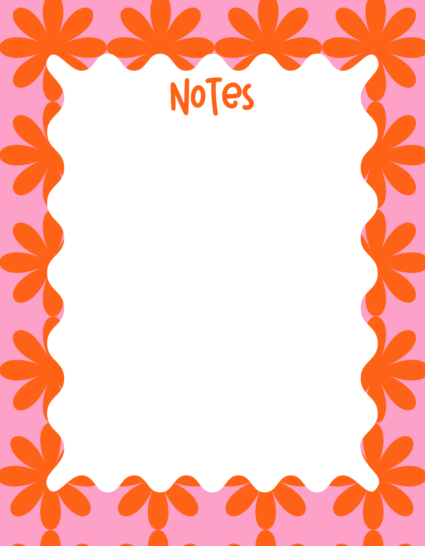 Flower Legal Pad
