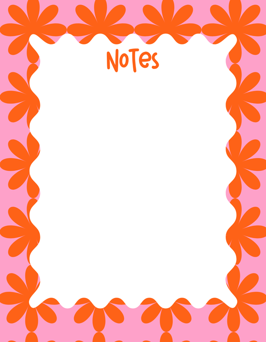 Flower Legal Pad