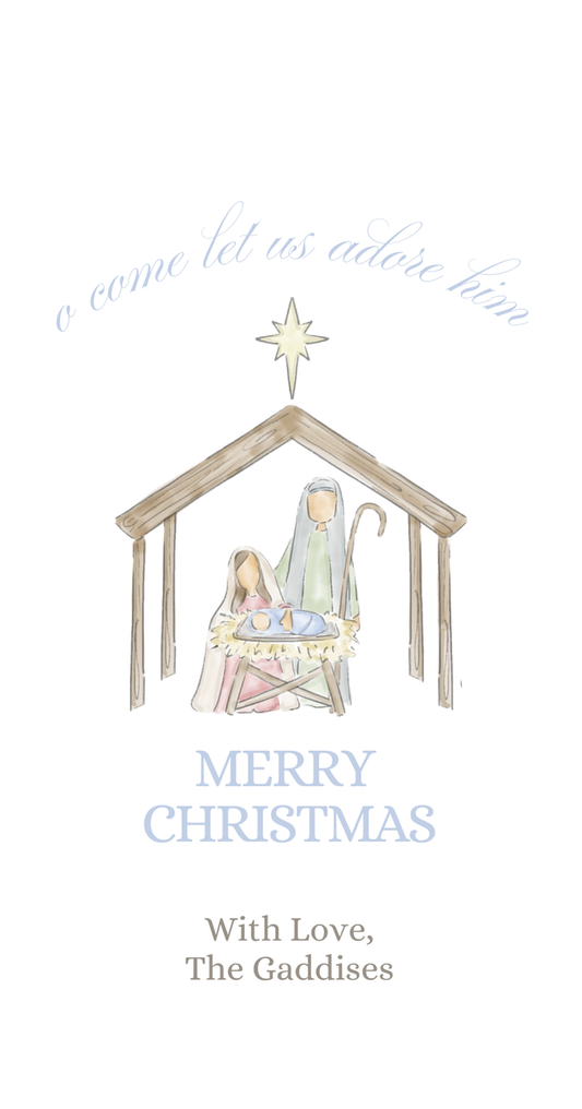 Large Nativity Script Tag