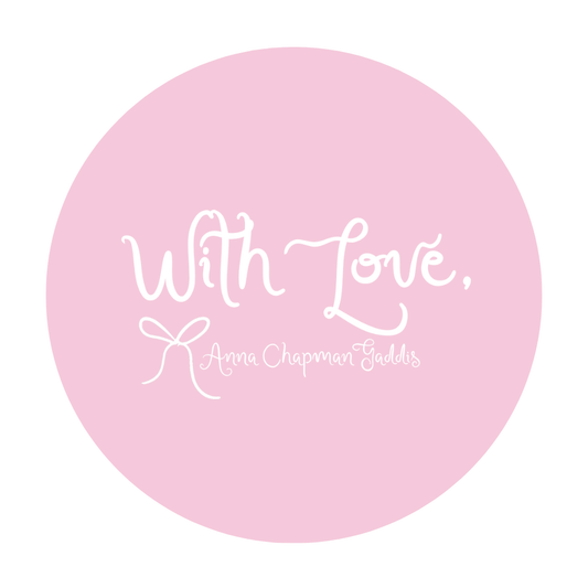 Round With Love Sticker