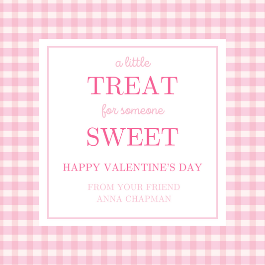 Treat Pink Gift Tag