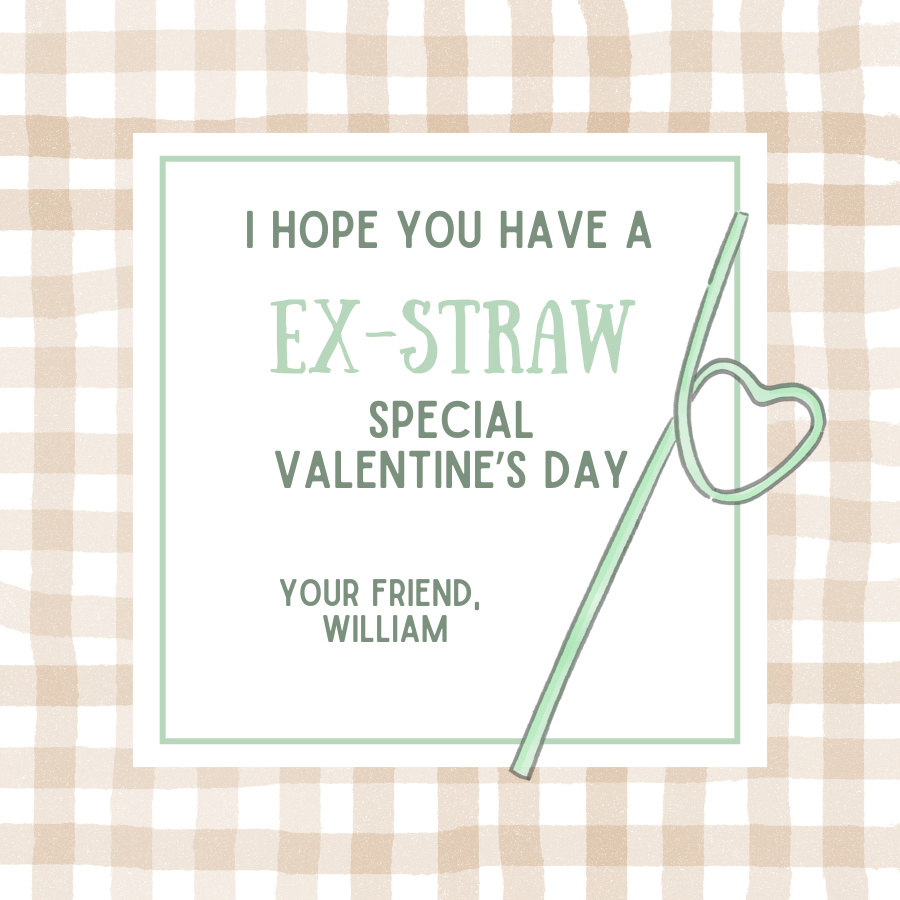 Ex-Straw Special Gift Tag