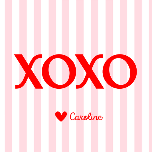 XOXO Gift Tag